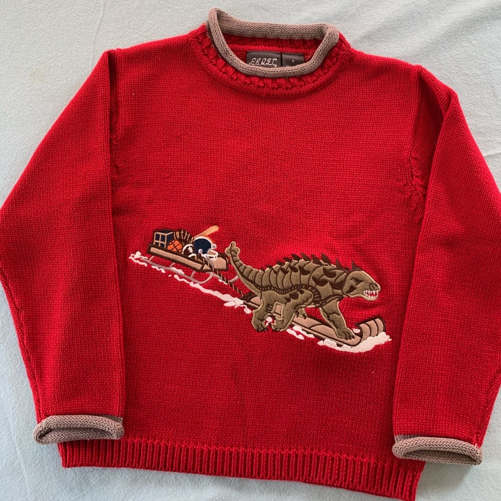 🎄🎁 DINO SLEIGH NWT boy or girl